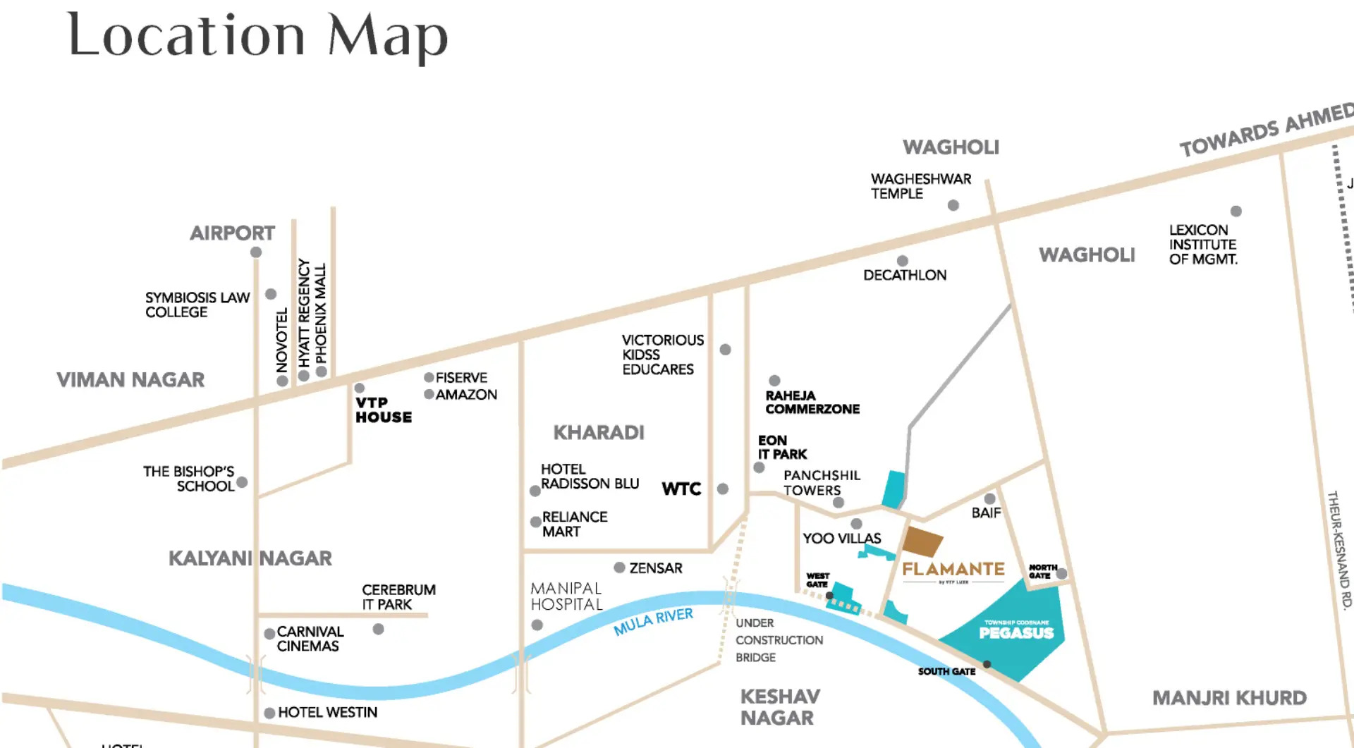VTP Flamante Location Map